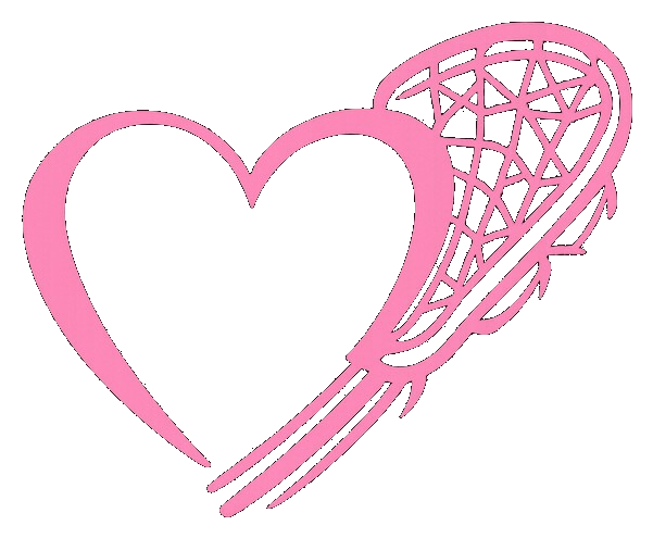 WeLuvLax heart and stick icon