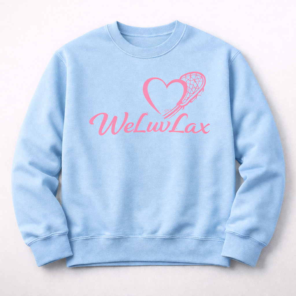 Carolina blue full logo crewneck